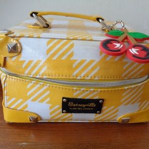 BETSEYVILLE by BETSEY JOHNSON yellow travel case